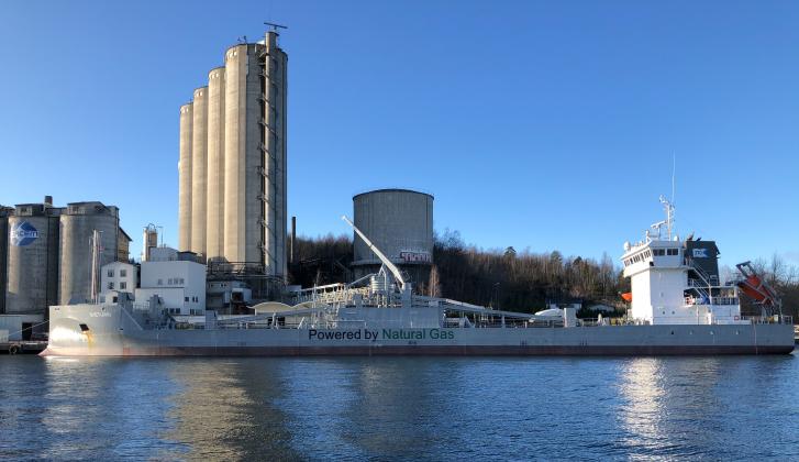 HeidelbergCement сокращает расходы на морскую транспортировку и снижает выбросы CO2