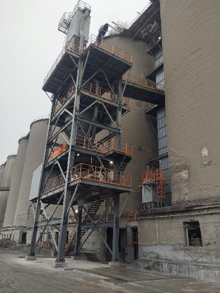 На предприятии AKKERMANN CEMENT продолжается модернизация силосного склада