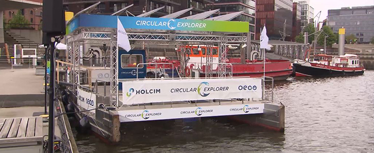 В Гамбурге, Германия, отправился в плавание катамаран Circular Explorer, разработанный One Earth One Ocean