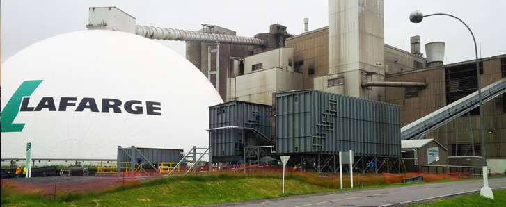 Сотрудники Lafarge Canada провели испытания работающих на природном газе генераторов электроэнергии 