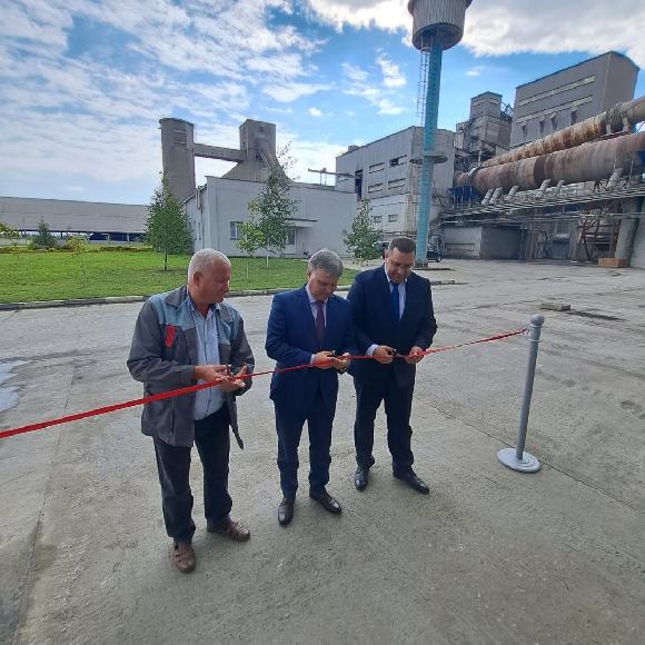 Новая установка по регулировке выбросов азота введена в эксплуатацию на Белорусском цементном заводе