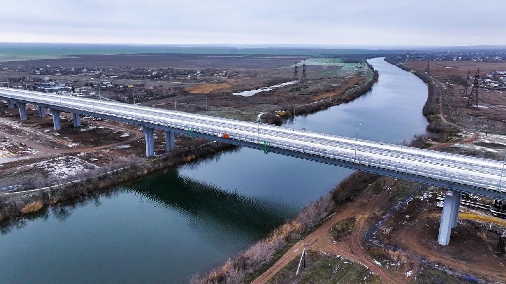 В Волгоградской области завершено строительство участка первого этапа дорожного обхода Волгограда протяжённостью 12 км