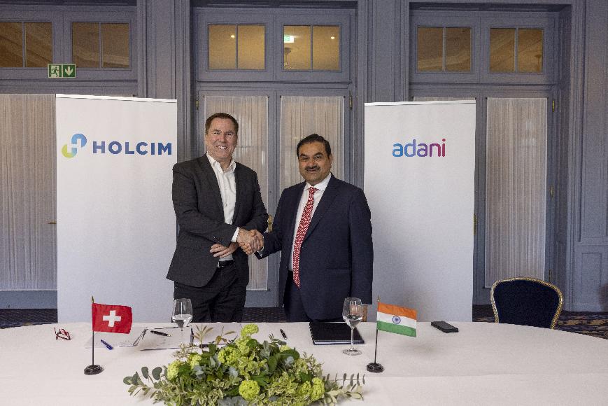 Holcim подписала соглашение с Adani Group о приобретении ею своего бизнеса в Индии, включающее 63,11% акций Ambuja Cement, которой принадлежит 50,05 % акций ACC, а также 4,48 % прямой доли в ACC.