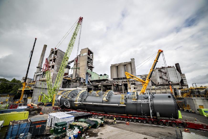 Heidelberg Materials осуществила установку устройства для улавливания углекислого газа на цементном заводе в городе Бревик, Норвегия