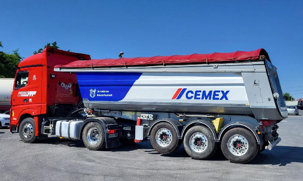 Cemex сократила выбросы CO2 при перевозке заполнителей и бетона во Франции