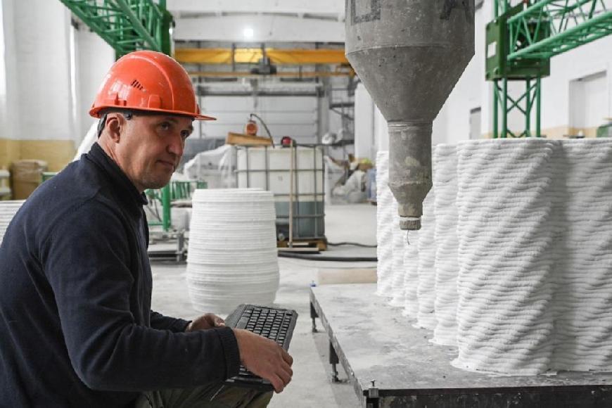 Тюменская компания наладила 3D-печать с применением микроцемента
