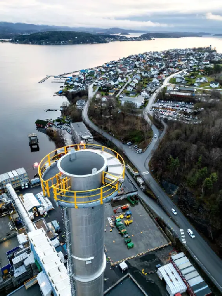 Heidelberg Materials завершила проект по установке системы улавливания углекислого газа (CCS) на заводе в Норвегии