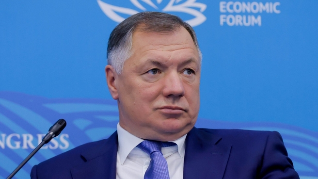 Марат Хуснуллин на сессии Восточного экономического форума рассказал о развитии инфраструктурных проектов восточного направления