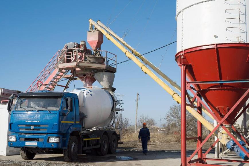В Геническом округе открылся завод по производству бетона