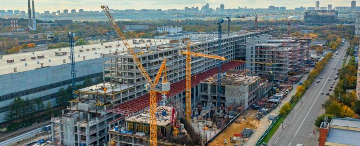 При строительстве НКЦ уже использовано почти 9 тысяч кубометров бетона