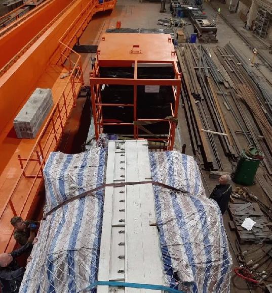 Якутцемент приобрёл новый мостовой грейферный кран для нужд производства