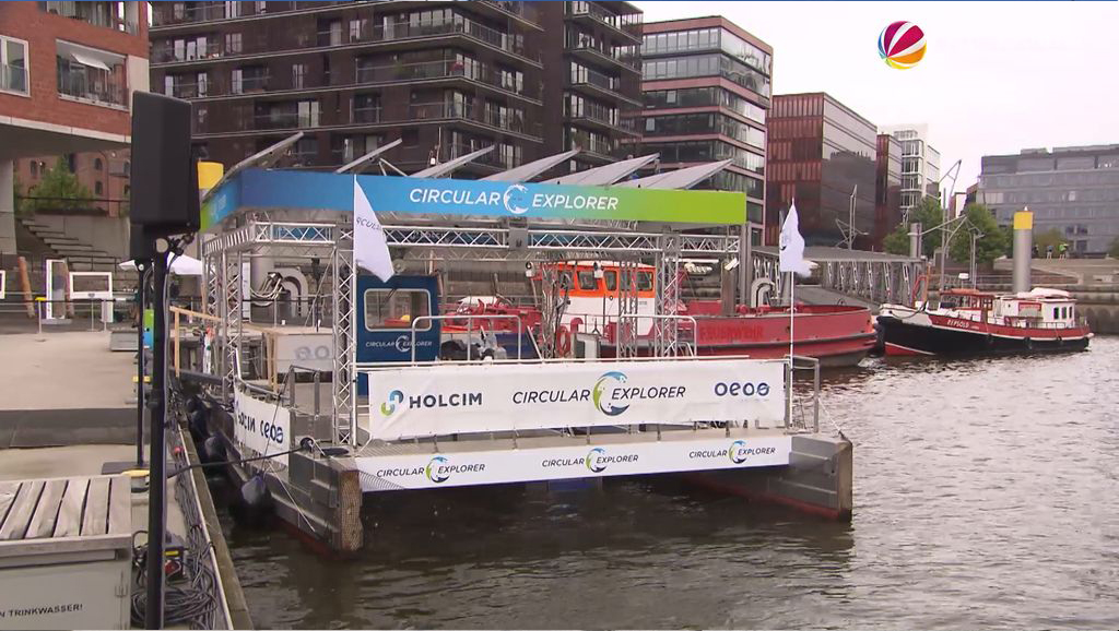 В Гамбурге, Германия, отправился в плавание катамаран Circular Explorer, разработанный One Earth One Ocean