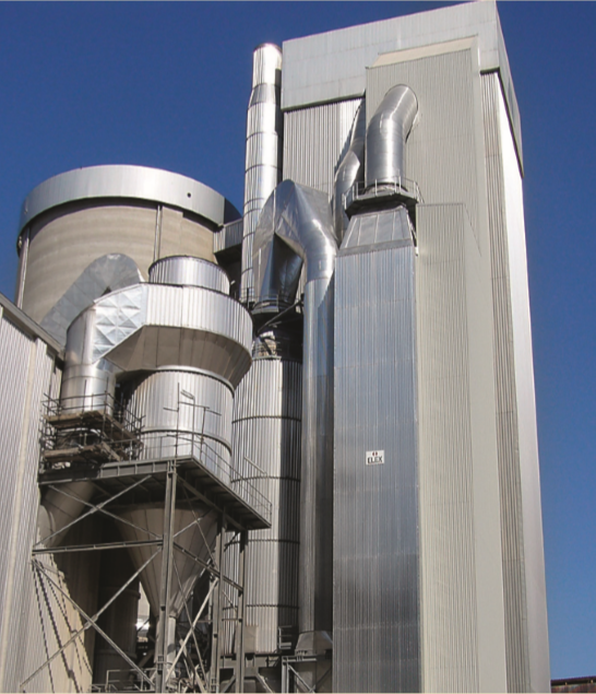 Рис. 3. Цемзавод Monselice (Италия): каталитическая установка для снижения содержания оксидов азота 160000 м3/ч (влажн.)